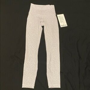 Cheetah print wunder train 25” leggings